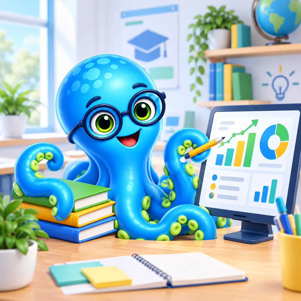 Mindo, la mascota pulpo de MindoClass