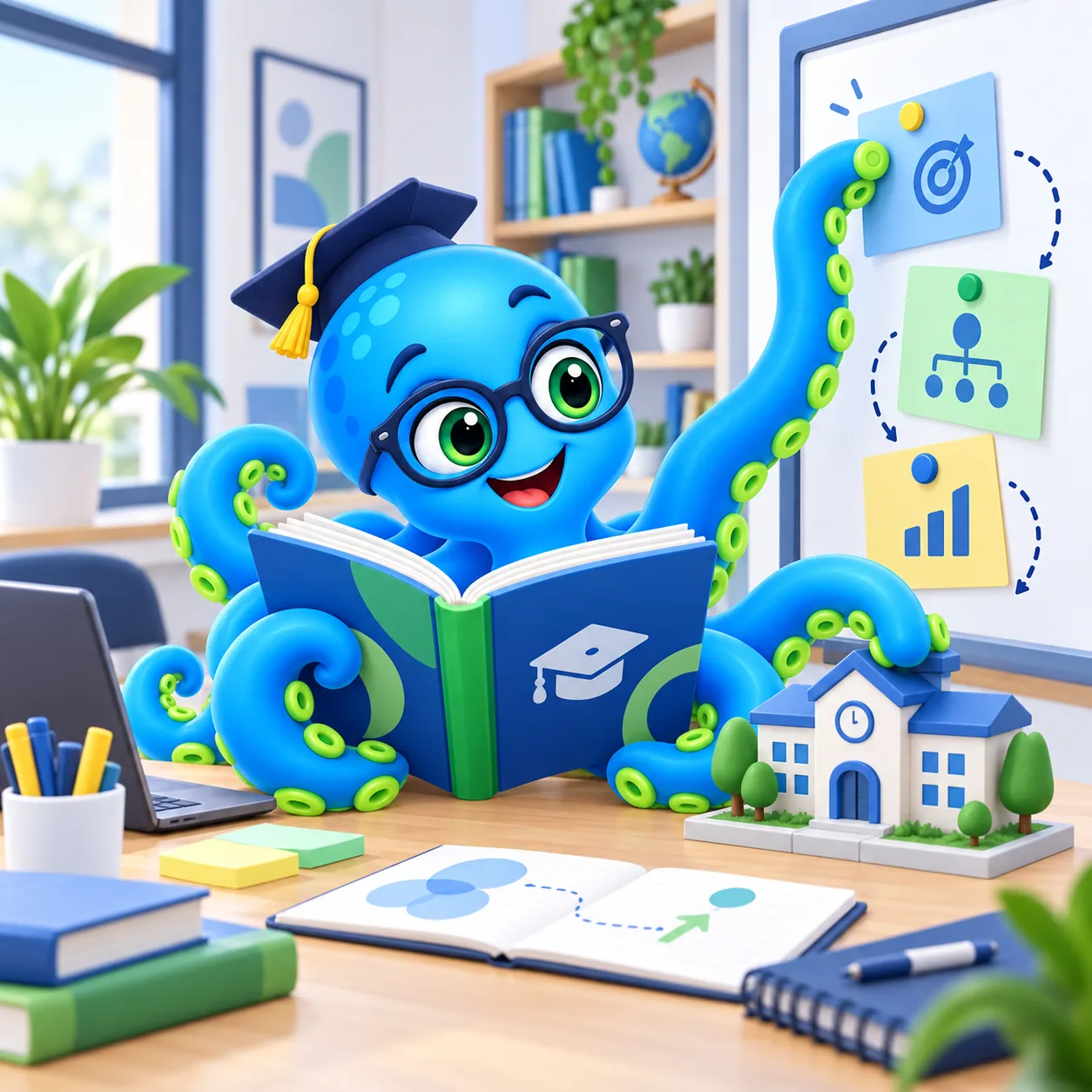 Mindo, la mascota pulpo de MindoClass