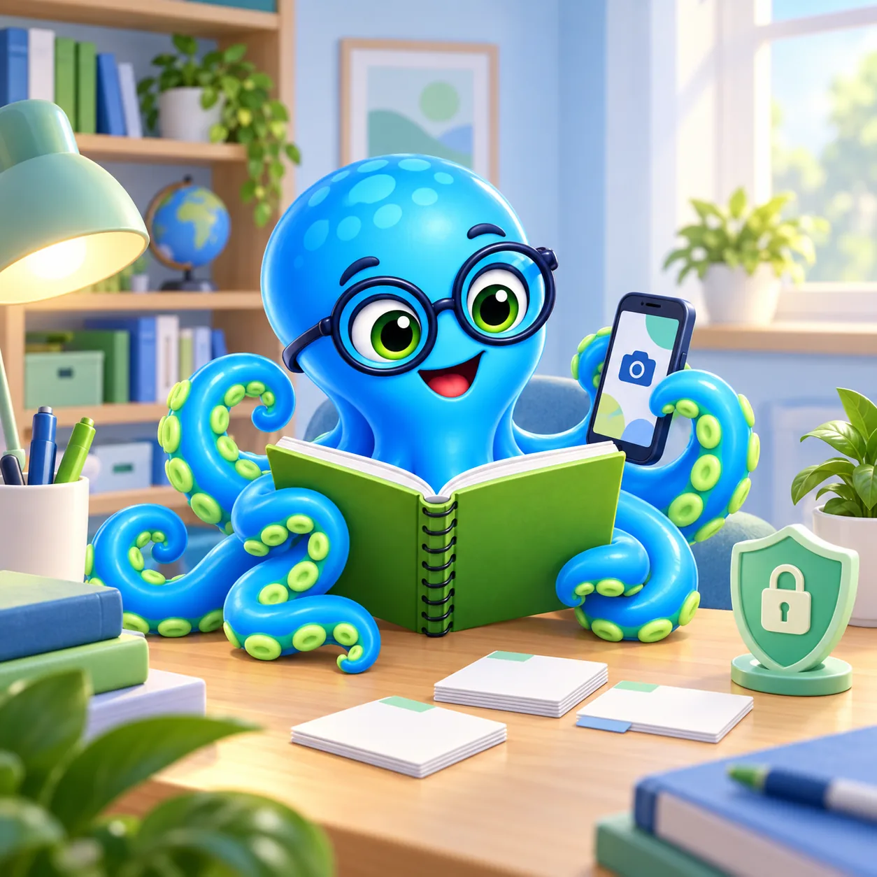 Mindo, la mascota pulpo de MindoClass