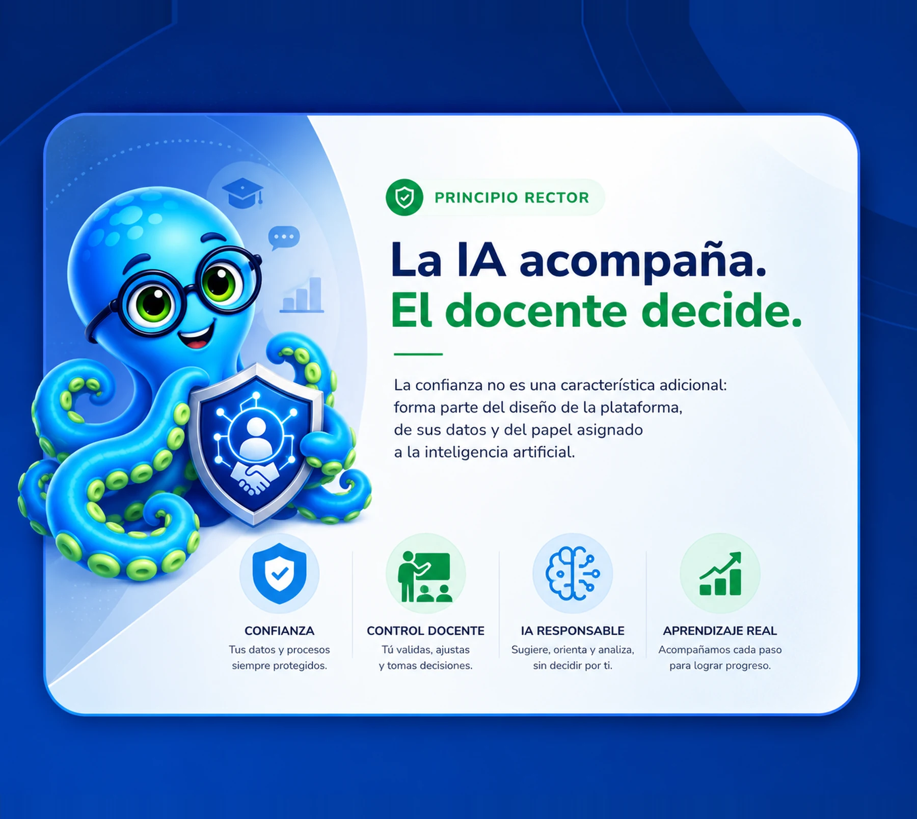 La IA acompaña. El docente decide.